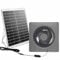 Jonikuper Panneau solaire, ventilateur d'échappement solaire 12 V, ventilateur d'extraction solaire, pour ventilateur à économie d'énergie avec flux d'air amélioré (10,2 cm)