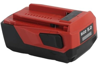 Duwnlos US, EU B22 22 V 5000 Ah Power Li-Ionen-Akku, kompatibel mit Hilti 18 V 21,6 V 22 V Akku-Elektrowerkzeug, kompatibel mit Hilti 22 V Akku(1pcs)