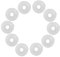 CHICAMPERA 10pcs Replacement Valve Core Sealing Ring for Pressure Cookers Silicone Gasket