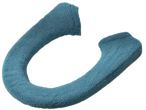 Dickere Toilettensitz Auflage Beheizbare Klobrille Warm Toilettensitzbezugs Waschbar, Einfache Installation, Bequem Gepolstert, Für Alle Ovalen Toiletten Geeignet (A)