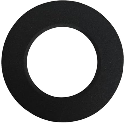 Doughnut Washer Toilet Seal Ring Donut for Close Coupled Toilets Cistern Washer Flush Valve Seal- Plain, Stepped, Ideal Ring, Flat, Large. - X2 Pieces (Flat Foam)