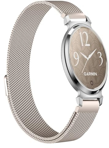 INF 1 PCS Milanese Edelstahl Uhrenarmband kompatibel mit Garmin Lily 2 – Magnetverschluss, 18x1.4cm