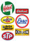 cut-it folientechnik & design MG617 / Aufkleber Set Öl Breite je ca. 6cm Castrol STP Esso Pennzoil Tuning Racing Rennsport Vintage Oldtimer