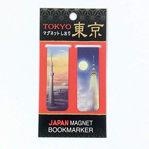2 Japanische Magnet-Lesezeichen Tokyo Tower