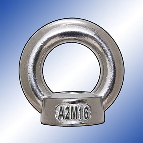 Ringmutter | A2 Edelstahl | ähnlich DIN 582 | gegossen | V2A (100, M16)