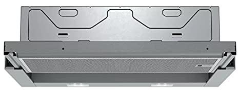 Siemens iQ100 LI64LA521 hotte Semi-intégrée (semi-encastrée) Métallique, Argent 389 m³/h B