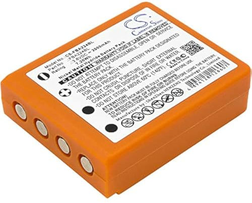 TCTK Akku 2000mAh Kompatibel mit [HBC] FBFUB09N, FUB 9NM 6V, FUB9NM, Linus 4, Linus 6, Micron 4, Micron 6, Radiomatic Eco, Radiomatic Keynote, Radiomat FBA