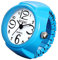 JewelryWe Damen Ringuhr Fingeruhr Analog Quarzuhr Elastisch Ring Band Uhr Uhrenring Geschenk für Mädchen Blau
