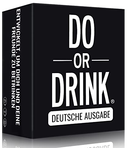 Do or Drink Deutsche Ausgabe - Trinkspiel aus den USA - EIN Saufspiel das auf keinem Festival