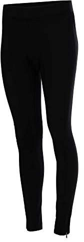 Airtracks Damen Winter Fahrradhose Lang - Thermo Radhose Lang - Radlerhose - 3D Coolmax gepolstert - Atmungsaktiv - Reflektoren - XL - schwarz