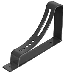 Parotec, Laufsteghalter, Graphit, Laufroststütze für Blechdach, Gerade Schiefer Plattdach, Beton oder Tondachziegeln, Biberschwanzziegel zum anschrauben auf der Latte, Halter, Dachtritt