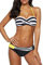 Dokotoo Bandeau Bikini Damen Push Up Zweiteilige Badeanzug Bademode Bikini Set, 01-Gelb, M