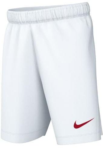Nike Unisex Kids Hosen Y Nk Df Park Iii Short Nb K, White/University Red, BV6865-103, XL