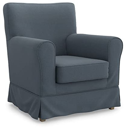 FMCTL Jennylund Stuhlbezug, Ersatz für IKEA Ektorp Jennylund Stuhlbezug, Jennylund Sesselbezug, nur Schonbezug (Titangrau)