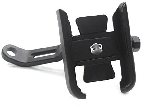 Porta Telefono Moto per Piaggio per Beverly 125 300 350 500 Scooter Moto Supporto del Telefono Mobile Navigatore Manubrio Staffa Accessori (Colore : Mirror Type Black)