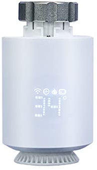 RANRAO 1Pc Smart Radiator Thermostat, Intelligent Thermostat Heating Temperature Control Valve, Smart Radiator Valve App Programmable
