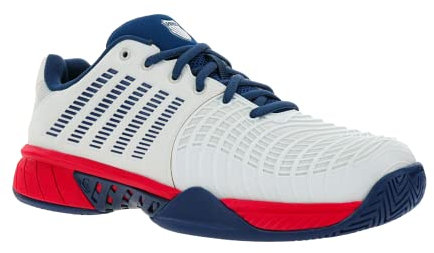K-Swiss Performance Herren Express Light 3 Tennis Shoe, Bit of Blue/Blue Opal/Lollipop, 41 EU