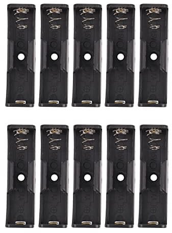 Niniang Battery Holder/Connector AA/1.5V/PP3 Closed or Open with Switch, AA Battery Holder x 1 PCB Mount Amount: 10