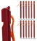 Grassman Zeltheringe Aluminium Legierung, Heringe Camping Ultralight Heavy Duty, Heringe Erdnägel Stabil mit Transporttasche/Reflektierende Seil für Outdoor-Camping, Reisen, Wandern, Strand, Robust