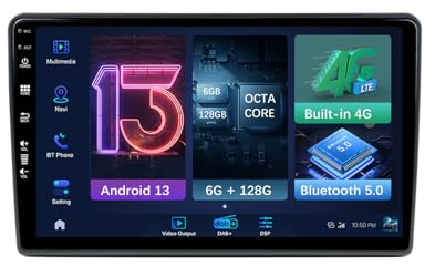 MISONDA [6G+128G] QLED 2 Din Android 14 Car Radio For Fiat Ducato/Peugeot Boxer/Citroen Jumper 2006-2022- [Built-in DAB+/4G/Carplay/DSP/GPS] - [Free Camera+Mic] SWC BT WiFi Head Unit