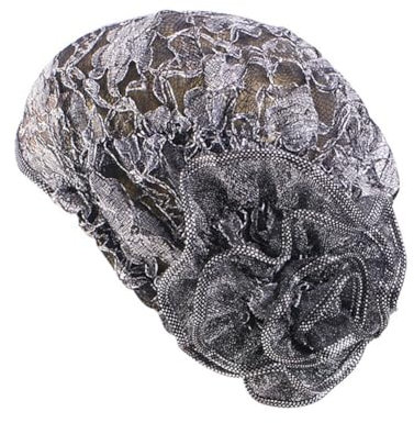 ihreesy Muslimische Turban-Kappe für Damen, Dehnbarer Vintage-Spitzen-Bonnet Chemo-Kappe Muslimischer Dehnbarer Schal Hijab Kopftuch Schal Haarverlust Beanie Baumwolle Mütze,Geld