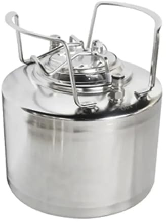 RAMBEX 1 Stück 6 L, 10 L, 18,9 L, Edelstahl, Stickstoff-Kaffeekanne, Bierfass, Kugelverschluss, Bierspender, Heimbrauen, Bierbrauen, Bastelfass, 1 Stück(6L)