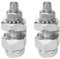 CENPEK 2pcs Grounding Clip Earthing Lug - Cable Clamp for Electrical Wiring, Frame Clip Supply - Secure and Reliable Ground Connection for Home, Industrial, and Automotive Use