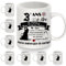 3 ans à être Monsieur Parfait et Madame Toujours Parfaite Mug anniversaire pour couples femmes hommes épouse mari 3 ans de mariage cadeau 3ème anniversaire cadeau Tasse à café(3 ans)