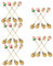Ciieeo 5 Sets Christmas Spoon Party Tableware Christmas Tableware Christmas Cutlery Spoons Gold Home Decor Christmas Decoration Home Goods Decor Party Dinnerware Kit Xmas Stainless Steel
