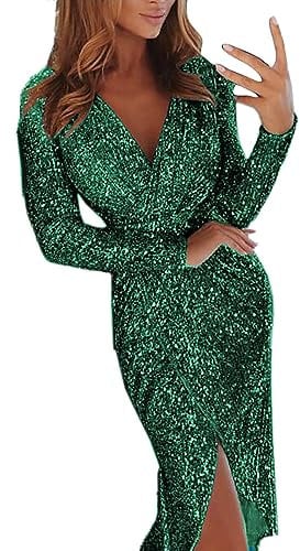 Black Sequins Summer Mini Skater Dress - Ladies Hoodies Size 10 Maternity Midi Halloween Dress - Women's Woolen Green-A 3XL