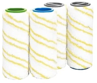 WFGJSK Reinigung Harter Böden Ersatz-Mikrofaserwalzen – kompatibel for Karcher FC7 FC5 FC3, 2.055-006.0 – Smart-Home-Staubsauger-Werkzeug(Light Grey)