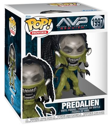 Funko POP! Super: Aliens vs. Predator Requiem - Predalien | Offizieller Fanartikel und Merch - Vinyl Sammelfigur als Regal Deko - Geschenkidee zum Geburtstag für Fans und Sammler