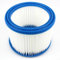ZiStarlilife Filtre HEPA rond de rechange pour aspirateur Bosch GAS 20L SFC GAS 1200L Bleu Blanc 18 x 14 x 14,5 cm Système de filtration lavable