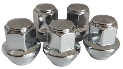 BASPHHH Bulloni Cerchio Compatibile con Ford per EcoSport 2018 2019 2020 2021 per Escape 2013-2021 Dadi Ruota M12x1.5 Perni Ruota CV6Z1012C ACPZ1012H(5pcs Nuts)