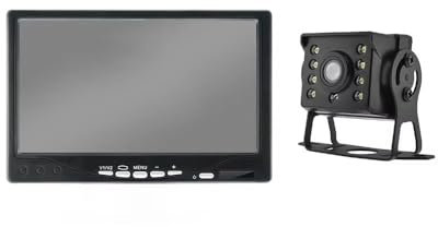 Auto Rückfahrkamera Auto AHD Rückfahrkamera Mit Monitor Für LKW Parkplatz Anhänger 24V Rückfahrkamera Für 7 Zoll Bildschirm Rückfahrkamera(700DH-CL-MBUSD-15M)