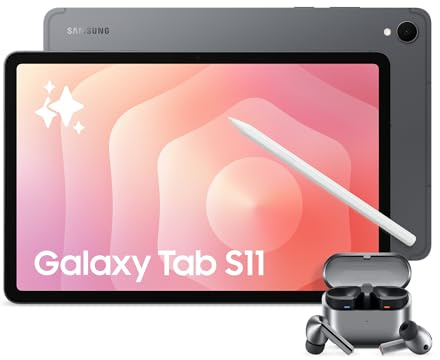 Samsung Galaxy Tab S11 con 3 anni di garanzia & Galaxy Buds3 Pro, Tablet AI, Wi-Fi, Design Leggero, DeX, RAM 12GB, 128 GB, Batteria a Lunga Durata, Gray [Versione Italiana]