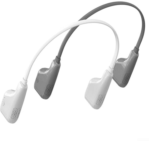 Portable USB Air Purifier for Neck for Subways and Public Spaces (White)