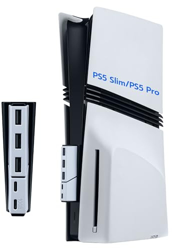Mcbazel USB Hub Adattatore Hub di Estensione 5 Porte Ad Alta Velocità per PS5 Slim/PS5 Pro, Non per PS5