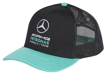 adidas Mercedes AMG Trucker Cap (DE/NL/SE/PL, Alphanumerisch, Einheitsgröße, Black/Mint)