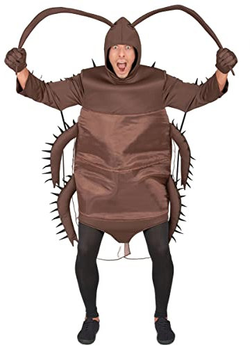 DEGUISE TOI Costume scarafaggio 6 zampe Adulto - Marrone - Taglia Unica