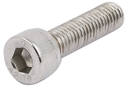 M8x30mm 304 Stainless Steel Left Hand Thread Hex Socket Cap Screw Fastener