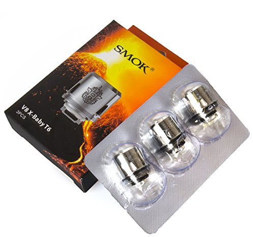 Smok TFV8 Baby X Spulen – T6 [3er-Pack]