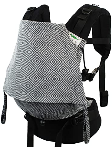 Babytrage Buzzidil Diamond - mitwachsendes Tragesystem für Babys und Kleinkinder | Bauchtrage, Rückentrage & Hüftsitz | XL Kindertrage: 8-48 Monate