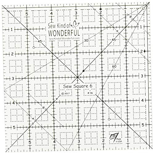 Sew Art von Wonderful 96 Sew quadratisch 6 6, keine