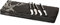 The Just Slate Company JS/MCBS/S 4 Mini Stag Cheese Board and Knife Set, Slate