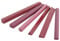 YaeMarine 6pcs 3000# Rubin Stein Schleifstein Schleifstein Schleifstein Polierstein Set Vielzahl von Formen zum Schärfen Polieren