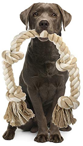 PetiFine Dog Rope Toys for Large Dogs,Indestructible Cotton Dog Chew Toys