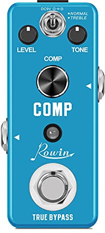 Rowin Compressor Pedal Ultimate Comp Guitar Effect Pedals True Bypass