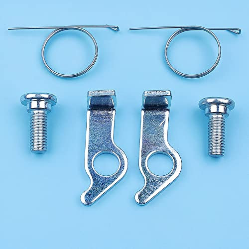 Luxuypon Juego de pernos de resorte de trinquete para volante compatible con Husq-varna 137 142 136 141 137e 142e Poulan PP4620 PP 4620 AVX Piezas de repuesto para rueda de motosierra