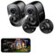 HOWIRAY Security Cameras Wireless Outdoor,2 Pack Battery Wireless Security Camera with AI Motion Detection, WiFi Cameras for Home, Color Night Vision,2-Way Talk(2 Pack)